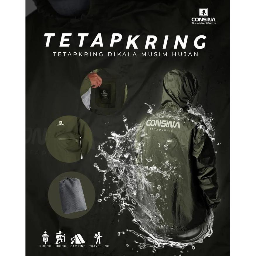 Consina Raincoat Ultralight / jas hujan Consina