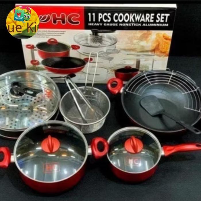 SPECIAL PANCI SET SERBAGUNA HC COOKWARE SET 11 PCS