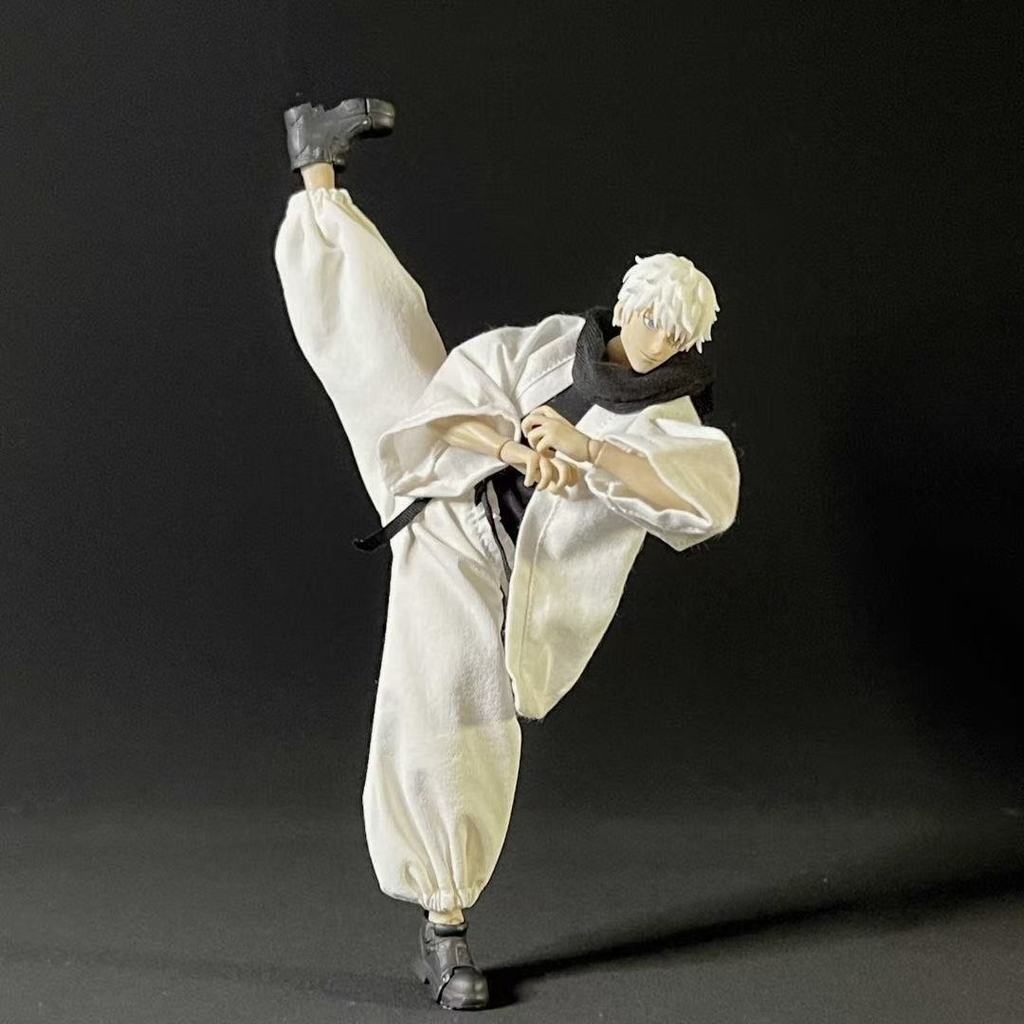 Jujutsu Kaisen Shf Gojo Satoru battle suit Anime Action Figure model accessories Clothing applicable