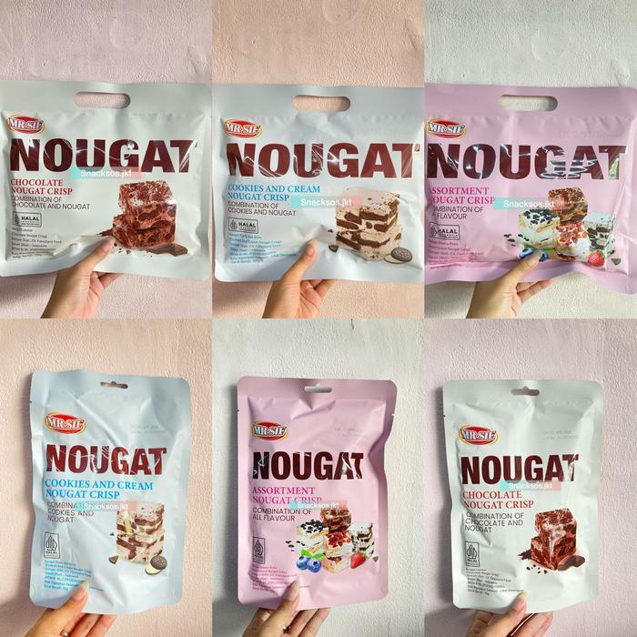 Mr.Sif Nougat Chocolate Crisp / Cookies & Cream / Assortment - Mr Sif Terlaris