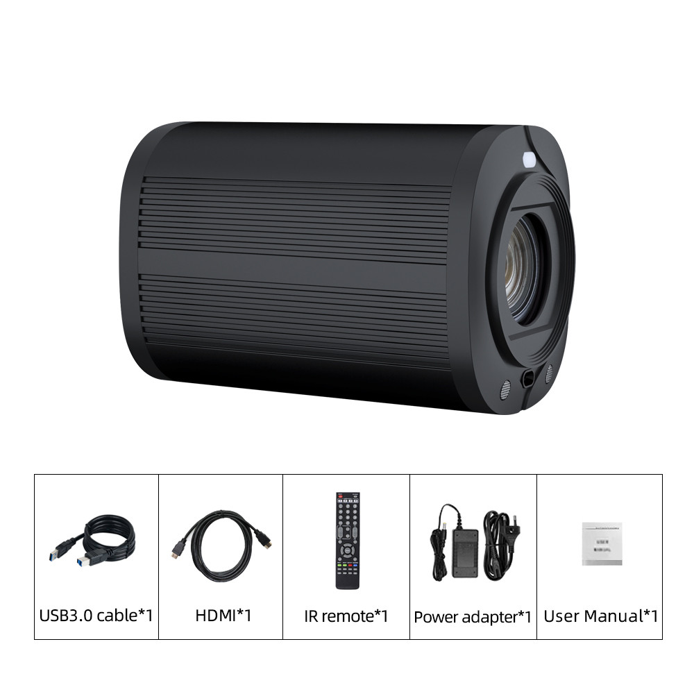 Ultra HD 10X Optical Zoom HDMI USB3.0 Broadcast Camera Live Streaming for Church Education