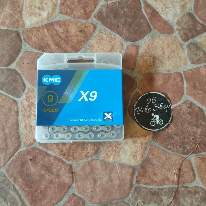 Rantai Kmc 9 Speed X9 Silver
