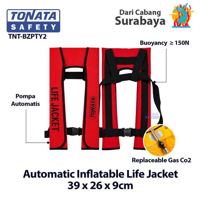Automatic Inflatable Life Jacket / Jaket Pelampung Tiup Otomatis / Jaket Snorkling