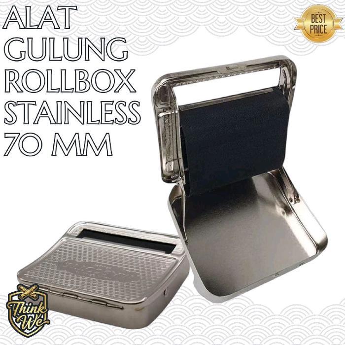 Think Alat Gulung Kerajinan Kertas Rollbox 70 MM Stainles Tahan Lama & Mudah Digunakan untuk Hasil