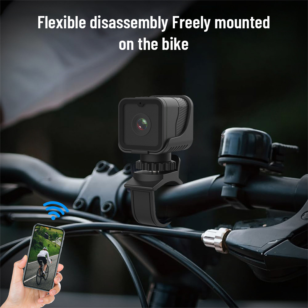 1080P HD Mini Action Camera Portable WiFi hotspot mini DV camera, Waterproof outdoor sports camera,