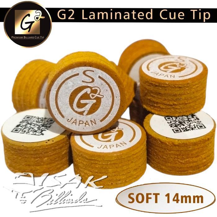 G2 Cue Tip S - Soft Japan Layer Obral Pool Billiard Biliard Stick