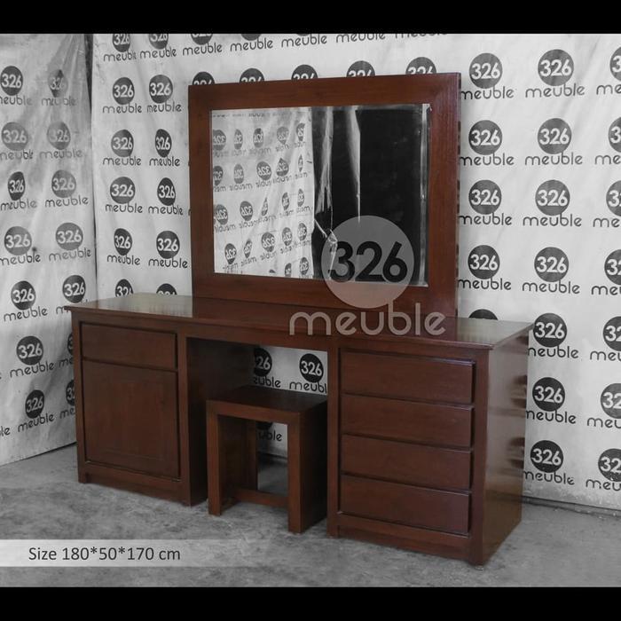 Meja Rias Minimalis, Tolet Minimalis Jati