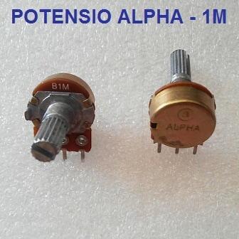 TERMURAH POTENSIO ALPHA MONO 1M ORIGINAL PROMO