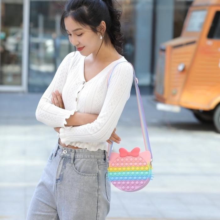 PRODUK TERBATAS TAS POP IT JUMBO tas selempang lucu, slingbag mini anak