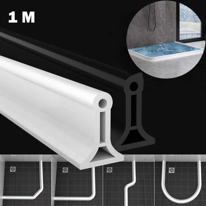 Water Stopper Lis Karet Penghalang Air Wastafel Kamar Mandi Pintu