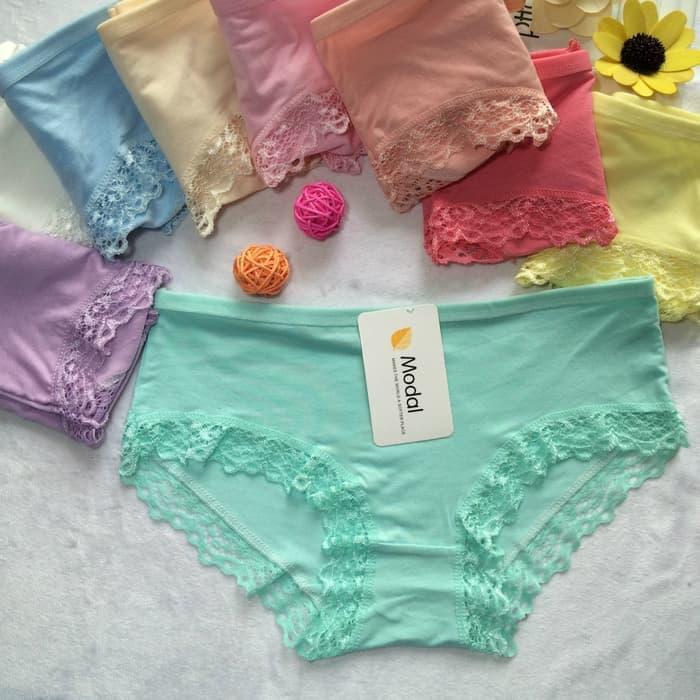 Pakaian Baju  Celana dalam wanita G String Bahan katun 099c