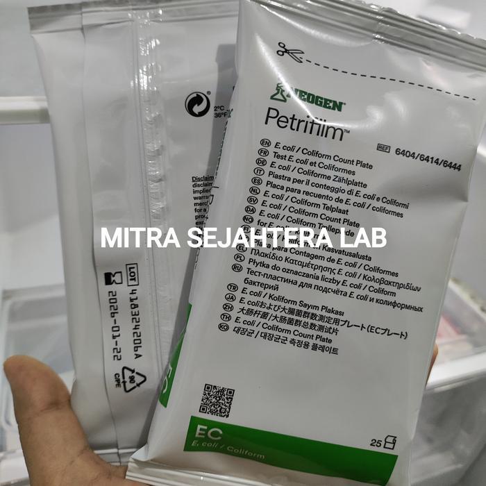 ` NEOGEN PETRIFILM E.COLI COLIFORM COUNT PLATE 25/Pack 6404 DULUNYA 3M