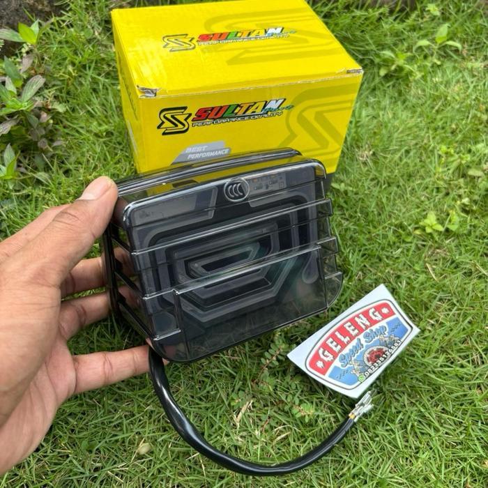 Stoplamp gl 100 stopan lampu belakang gl100 led mika hitam smoke ORIGINAL