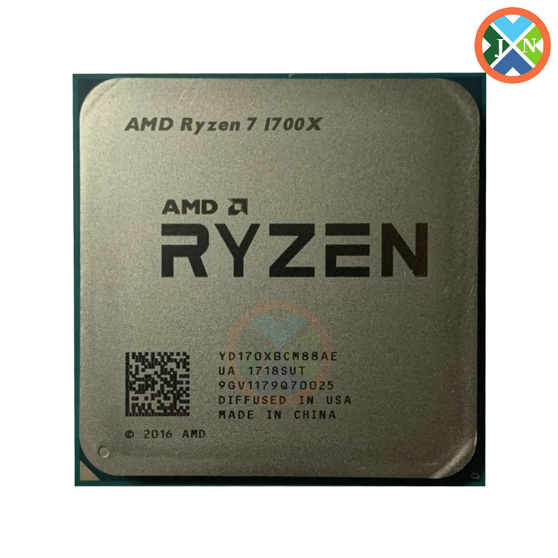 AMD Ryzen 7 1700X R7 1700X 3.4 GHz Eight-Core CPU Processor YD170XBCM88AE Socket AM4
