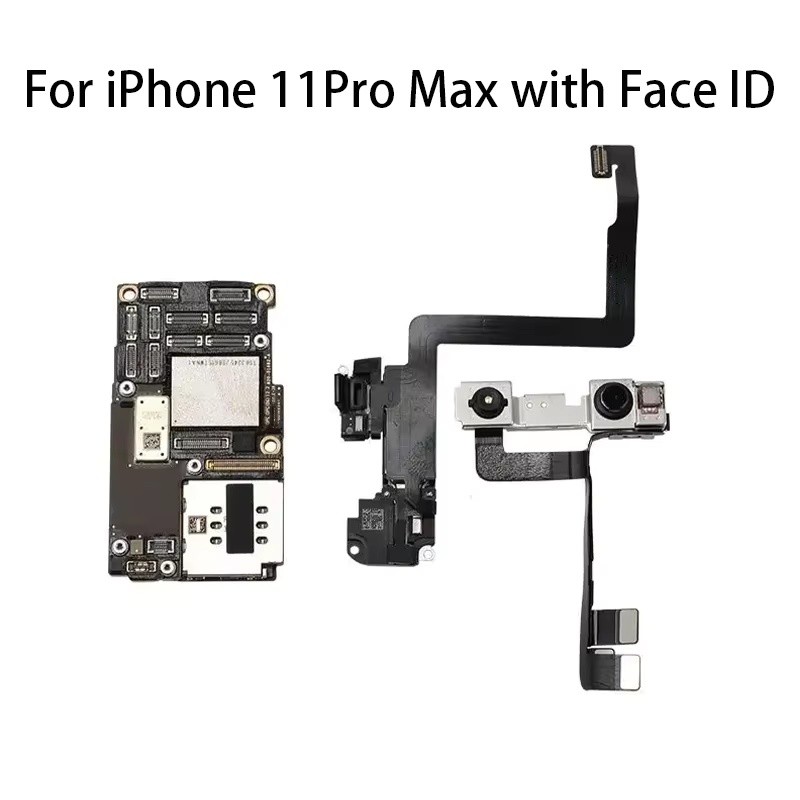 100% Tested Unlocked Mainboard For iphone 11 11 pro 11pro max Motherboard With Face ID Full Chips