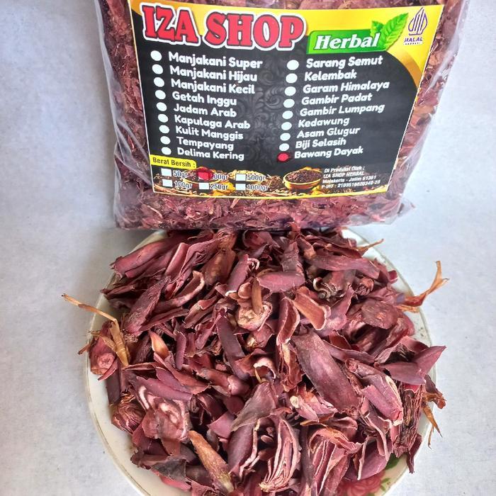 NEW Bawang Dayak Iris kering / Brambang Dayak 500gr