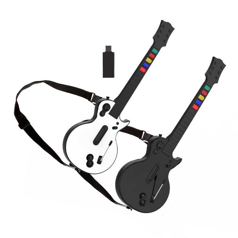 Wireless Guitar Hero Controller for PC PS3 Compatible With Clone Hero Rock Band Games Remote