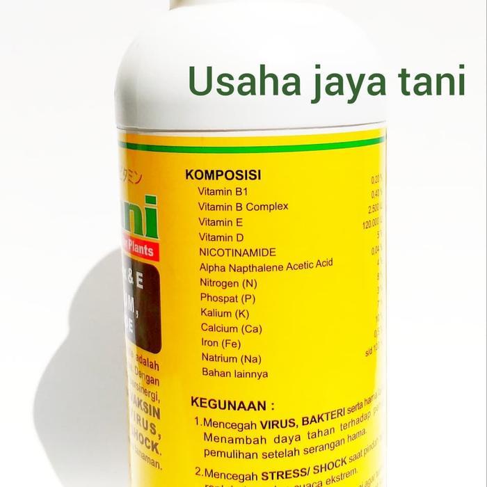 Moonieshopline Vitani 500Ml Pupuk Tanaman Cair B1 Anti Stress Complex