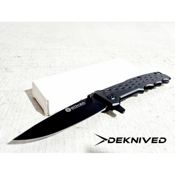 DISKON Pisau Lipat Boker Solingen Manufactured Survival Outdoor " Deknived "