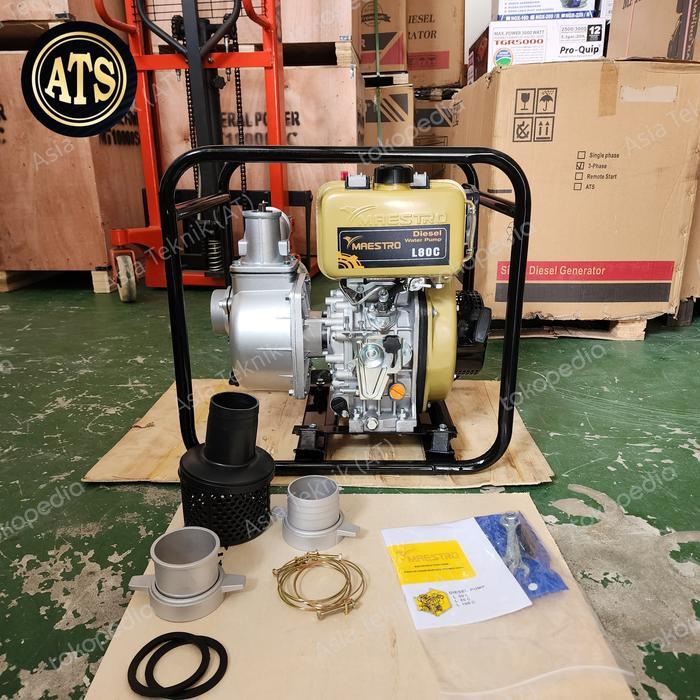 Alkon diesel solar 3 inch. Pompa air irigasi solar 3 inch