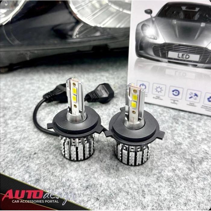 Ads6 Lampu Led Mobil 50Watt 12Volt Putih 6000K H1 H3 H4 H7 H8 H11 H16