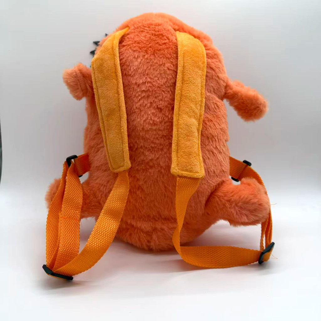 Kawaii Chainsaw Man Pochita Plush Slipper Pochita Peluche Schoolbag Stuffed Soft Backpack Adult Kids