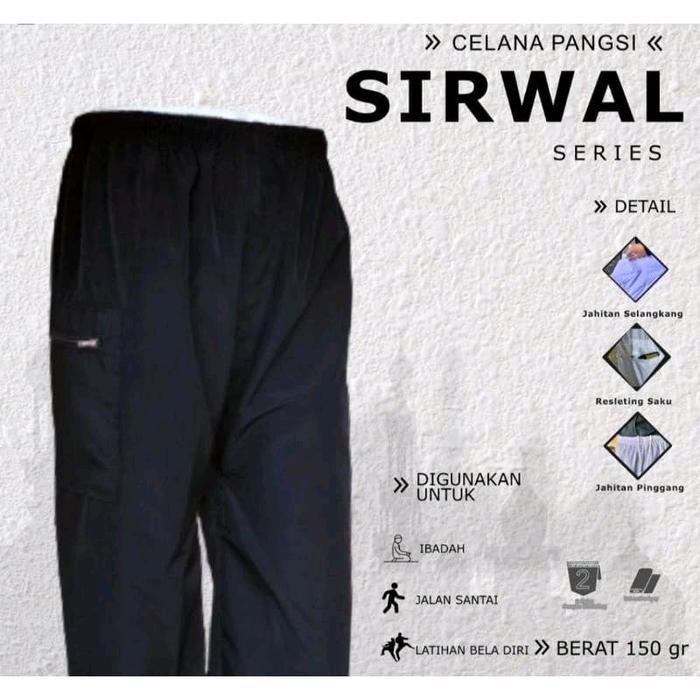 (100k dapat pcs)Celana Paket 3 Celana Sirwal Katun Pria Model Komprang Pangsi Cingkrang Nyaman untuk