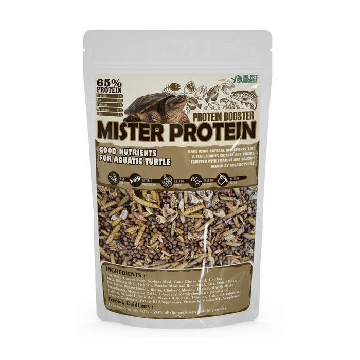 MR PROTEIN - Turtle food High Protein / pelet kura kura air / makanan kura air brazil, res, dbt,