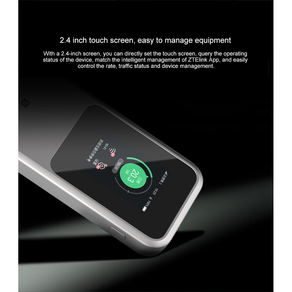 ZTE U50 Pro WiFi 5G Router MU5120 WIFI 6 10000mAh 3600Mbps NSA+SA Mobile Hotspot 5G Router