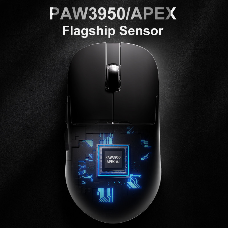 AJAZZ AJ159 APEX/AJ159PRO Wireless Gamer Mouse with RGB Magnetic Charging Base Lightweight AJ159P