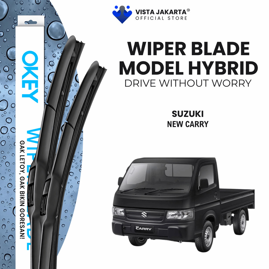 Wiper Suzuki New Carry Hybrid Kaca Depan Mobil