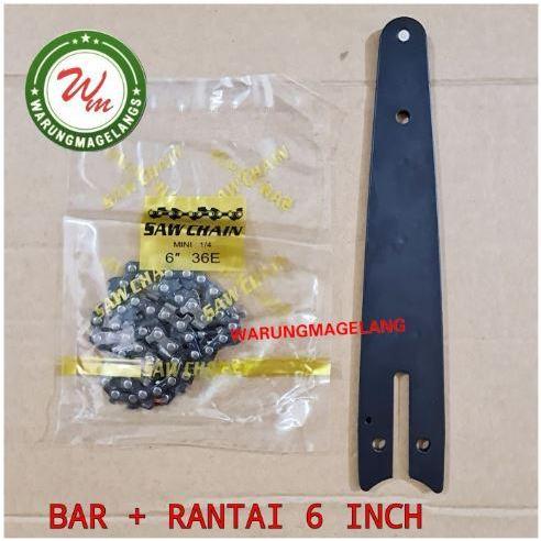 tokobryani Bar Rantai chainsaw cordless baterai panjang 6 inch for bull xenon