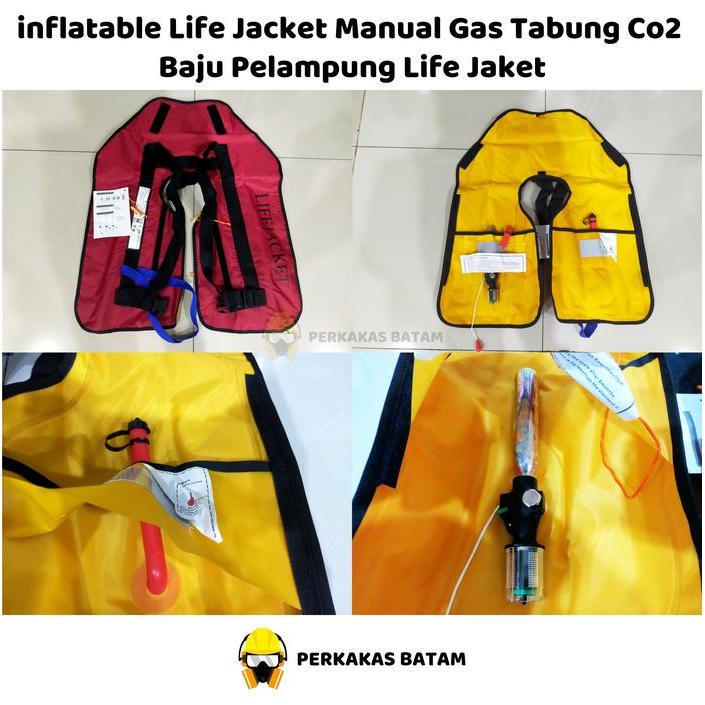 Life Jacket Manual Inflatable CO2 Manual Life Jacket CO2
