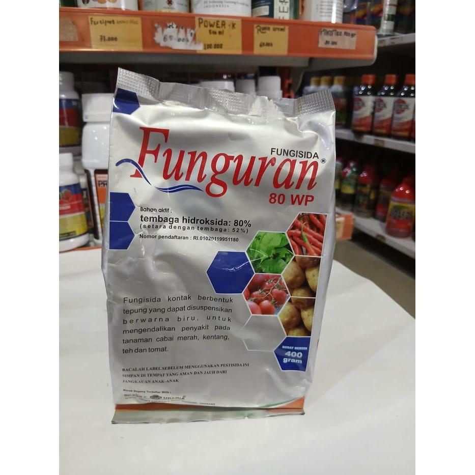 ` Funguran 80 WP Bahan Aktif Tembaga Hidroksida Fungisida Kontak