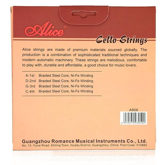 Alice A806 Senar Cello Strings Set Tbk