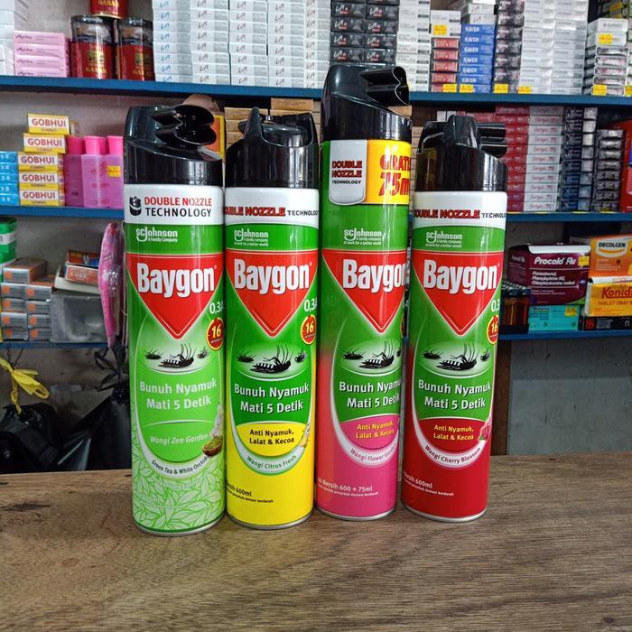 Baygon Anti Nyamuk, Lalat & Kecoa 600 Ml