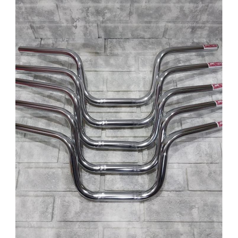 Ready Stang Tiger 15 cm croum/Stang Variasi croum original all motor