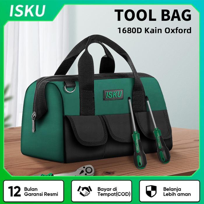 Krisbow Tools - Tool Bags/Tas Perkakas 16/18 Inch Bahan Kain Oxford/Alat Perkakas