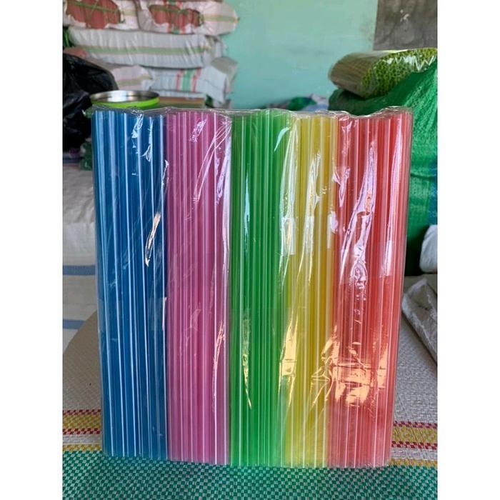 Sedotan plastik / Sedotan warna / sedotan es / sedotan minuman