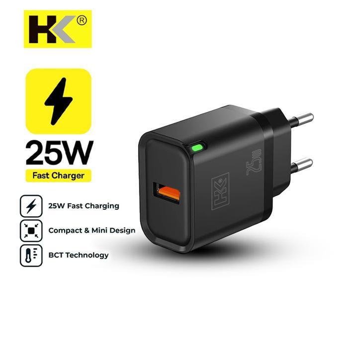 HK D25U Adaptor Charger SUPERVOOC 25W Original Wall Charger