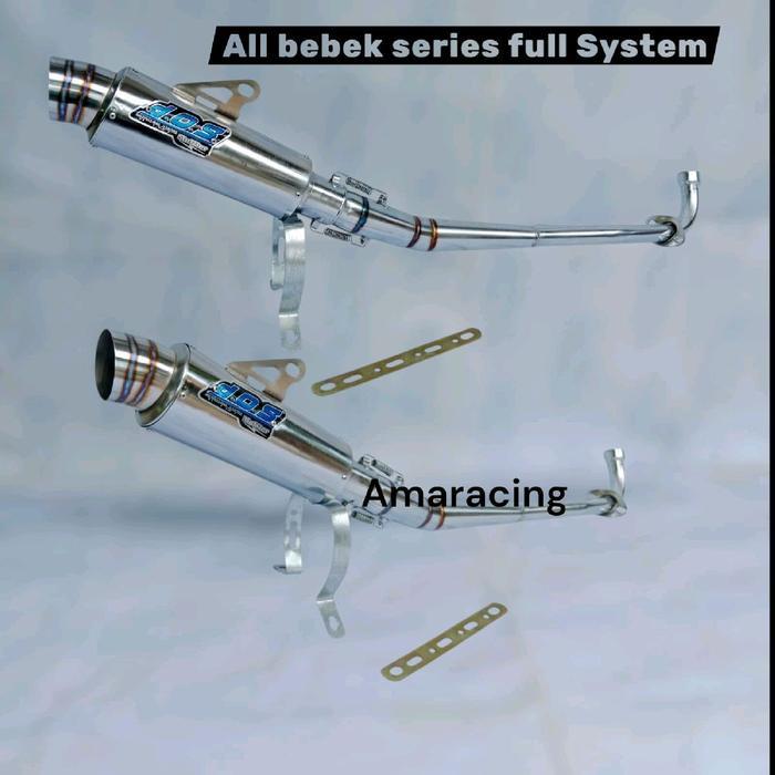 knalpot racing DOS untuk motor bebek series Supra karisma legenda prima Absolute Revo grand Honda