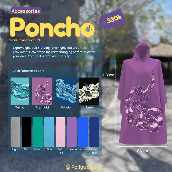 Pollywog Microfiber Poncho Towel