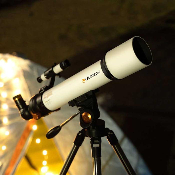 Teropong Bintang Astronomical Star Trang Celestron Camping Berkemah - SCTW-70 zoom 1000x