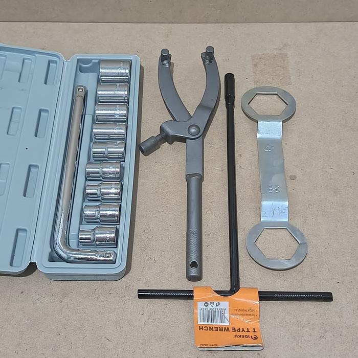 Tools Set 12 pcs kunci Sok set lengkap / Kunci Cvt Lengkap / Kunci Klep Lengkap / Kunci L / Kunci T