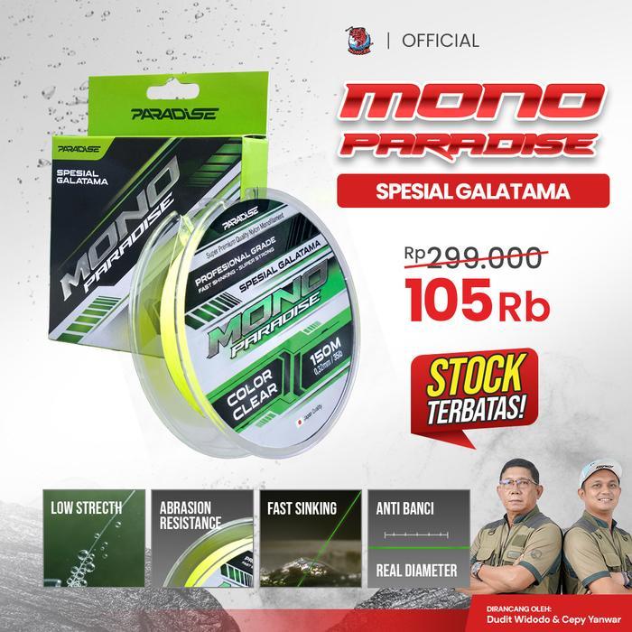 Maguro - Senar Pancing Mono Nilon Monofilament Kualitas Jepang 150M Untuk Lomba Mancing Galatama
