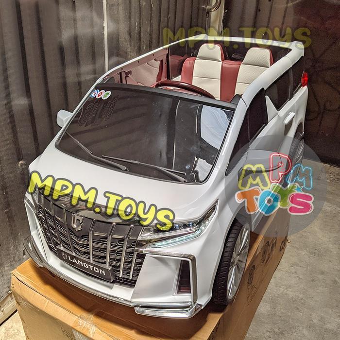 Mainan Mobil Aki Anak Alphard NEW MPM Toys Mobil Aki Remote Alpard - Putih