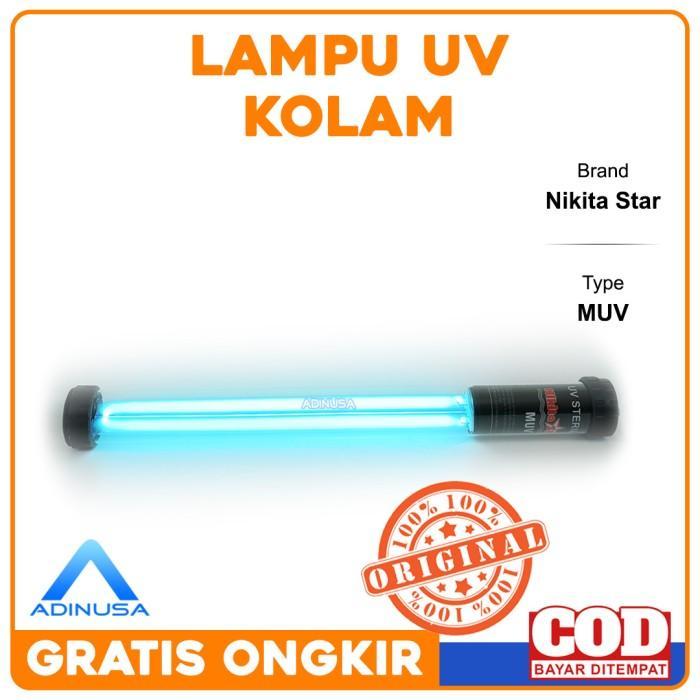 Lampu UV Sterilisasi Celup Kolam Ikan 100 Watt Pembasmi Alga dan Lumut