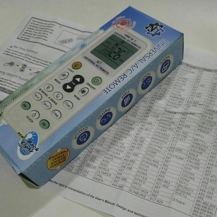 remot remote AC remot kipas ac