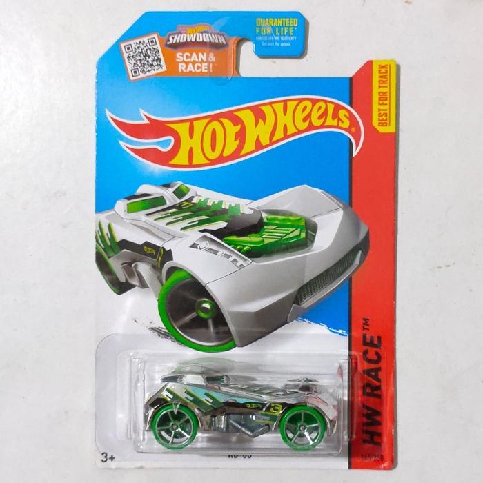 Hot Wheels RD03 RD 03 chrome 2014 HW Race base besi rare