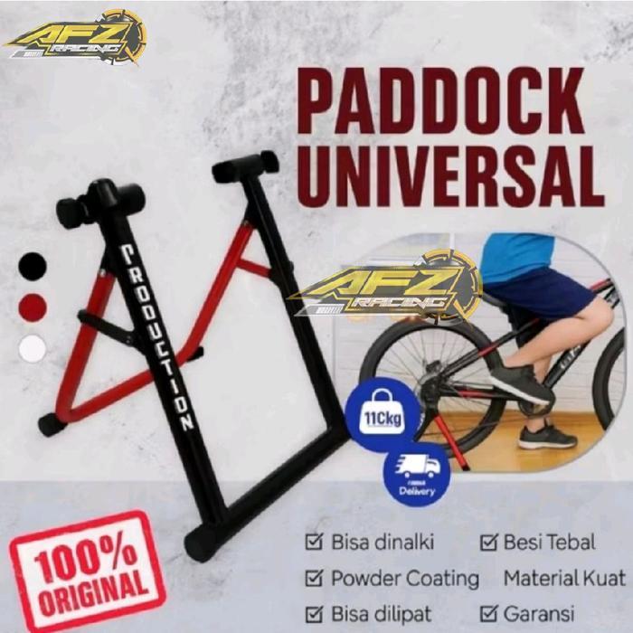 Standar Paddock Sepeda Statis Bike Trainer Fixie Roadbike MTB Seli UNIVERSAL Outdoor